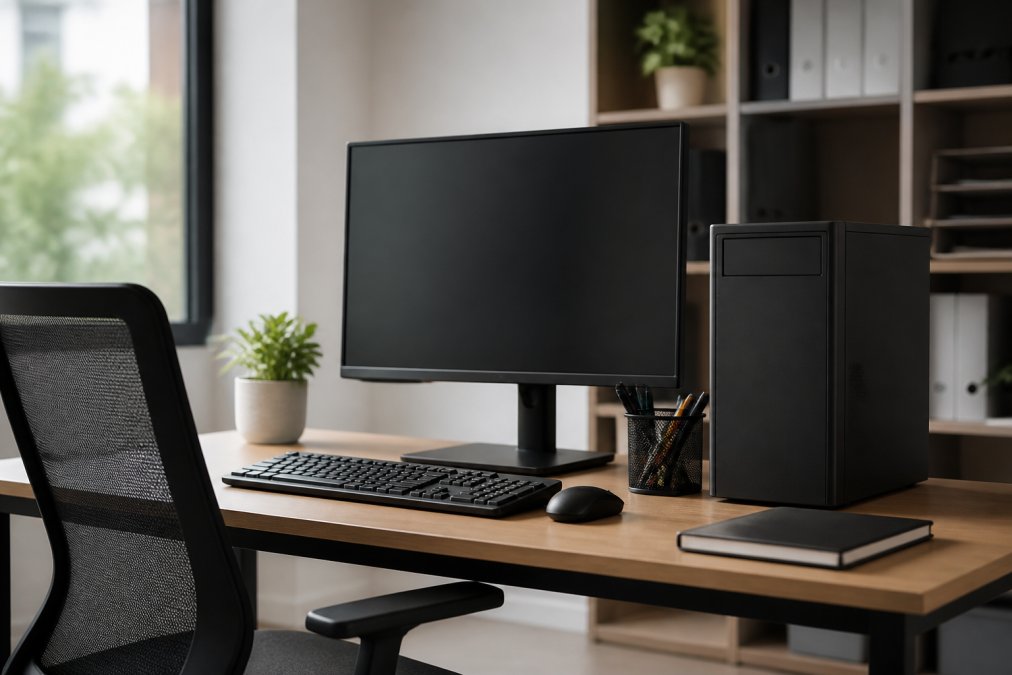 Configuração ideal de computador para escritório em 2026