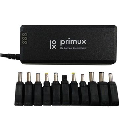 Carregador de Carro Primux P/Portátil 90W Preto