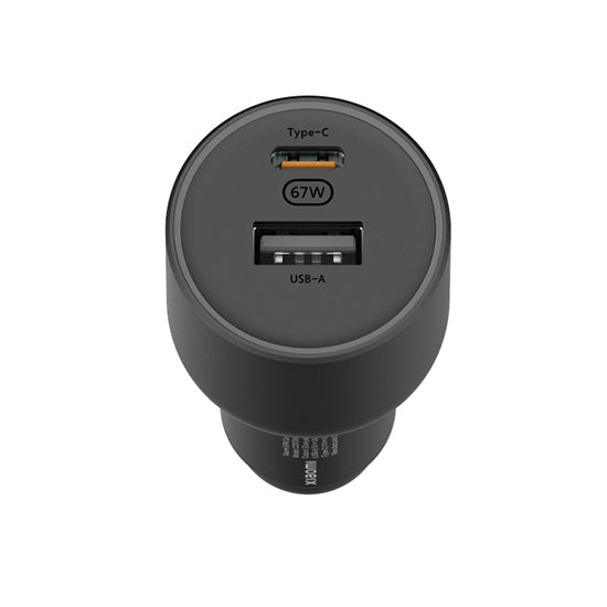 Carregador Isqueiro Xiaomi 67W Dual Port Black