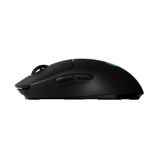 Black Logitech G502 Hero gaming mouse, 25600 dpi optical sensor.