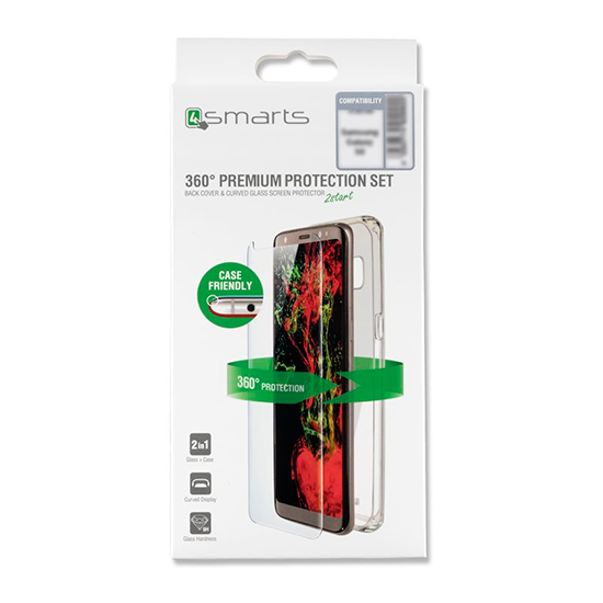 Vidro Temperado + Capa Samsung Galaxy S9+ G965 Transparente