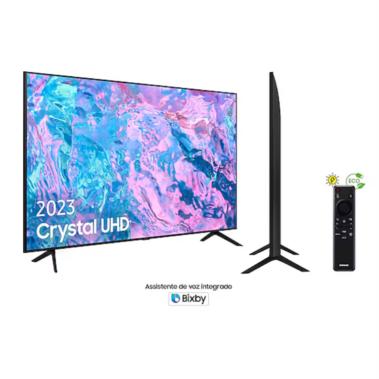 Televisão Samsung CU7105 Smart TV 4K LED 55" - Usado Grade A+