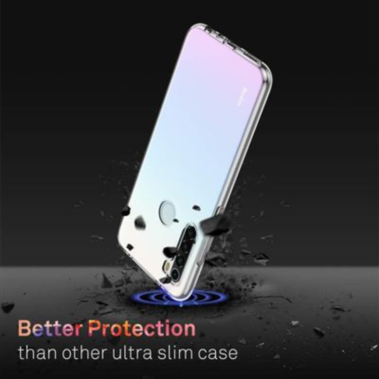 Capa Silicone anti shock Xiaomi Note 8 - Transparente