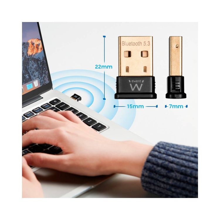 Adaptador Bluetooth Ewent EW1085 USB 4.0 Mini