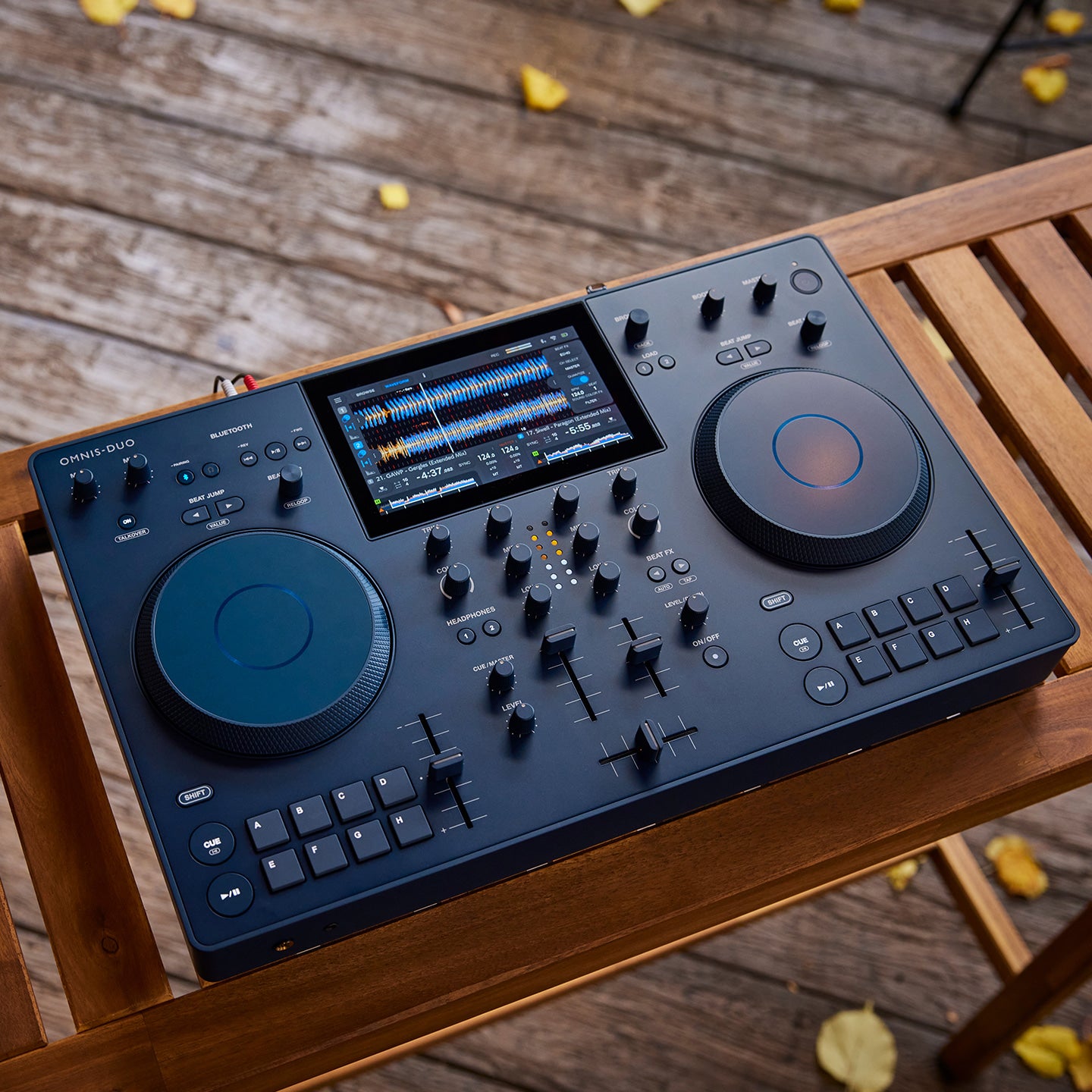 Controlador DJ Alphatheta All-in-one Portátil OMNIS-DUO