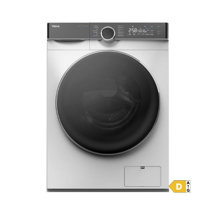 Máquina de Lavar Secar Roupa Teka WDK81050WH 10Kg/7Kg 1500RPM Classe D Cinzento