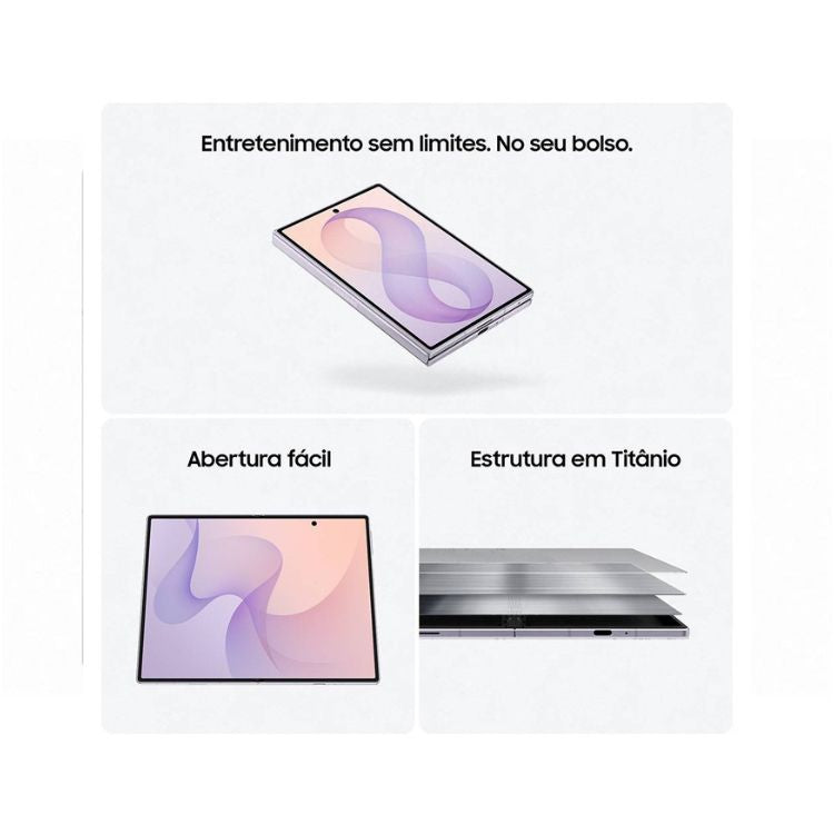 Smartphone Samsung Galaxy Z Fold8 F971 5G 12GB/256GB Dual Sim Lavanda