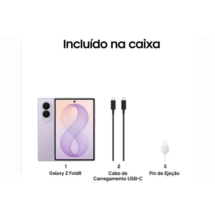 Smartphone Samsung Galaxy Z Fold8 F971 5G 12GB/256GB Dual Sim Lavanda