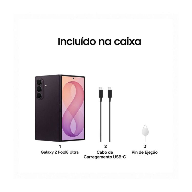 Samsung Galaxy Z Fold8 Ultra F976 5G 16GB/1TB Dual Sim Violeta