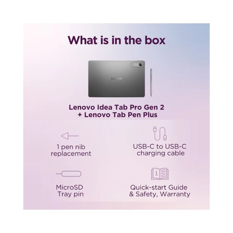 Tablet Lenovo Idea Tab Pro Gen 2 13" 3,5K Wi-Fi 12GB/256GB + Pen Stylus Cizento