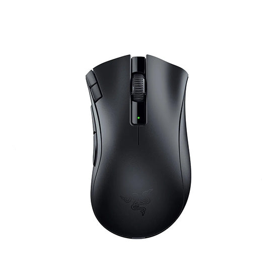 Black Razer DeathAdder V2 X HyperSpeed wireless gaming mouse.