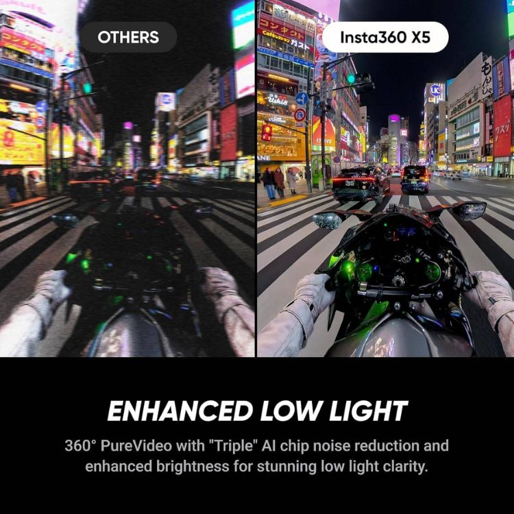 Action Cam Insta360 X5 Standard Bundle Preto