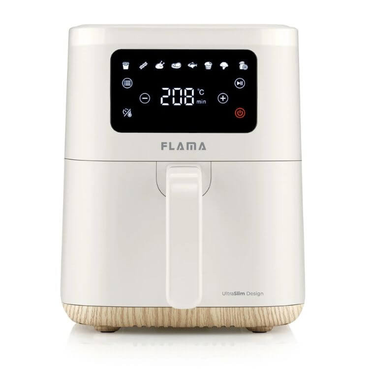 Fritadeira Flama Airfryer Slim Pearl 651FL 6L Branco