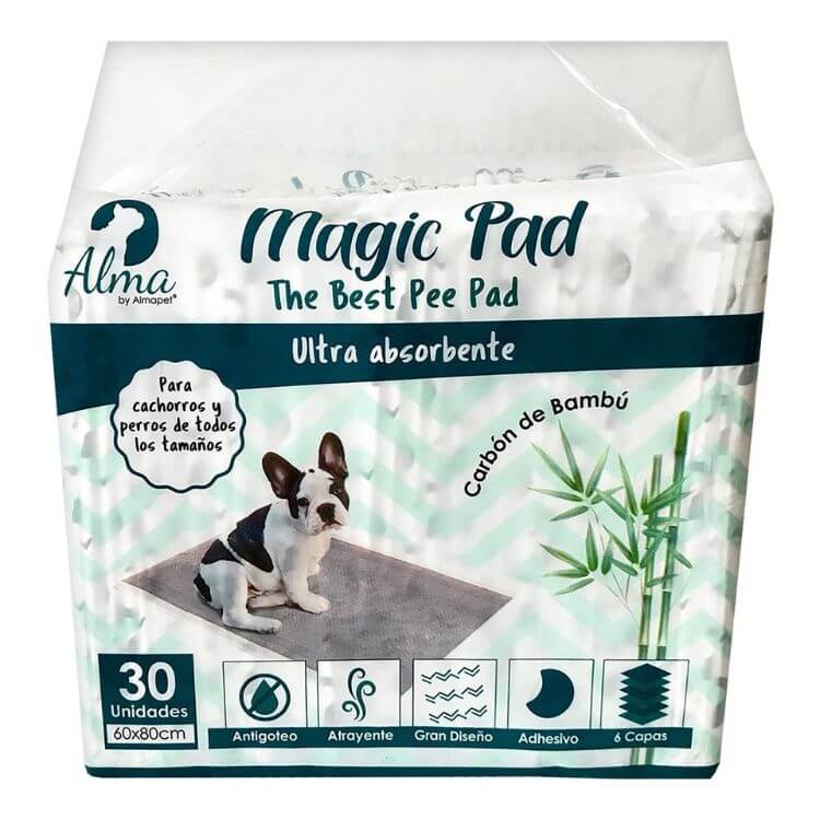 Tapete Higiénico Alma Magic Pad Ultra Absorvente 60×80cm 30un