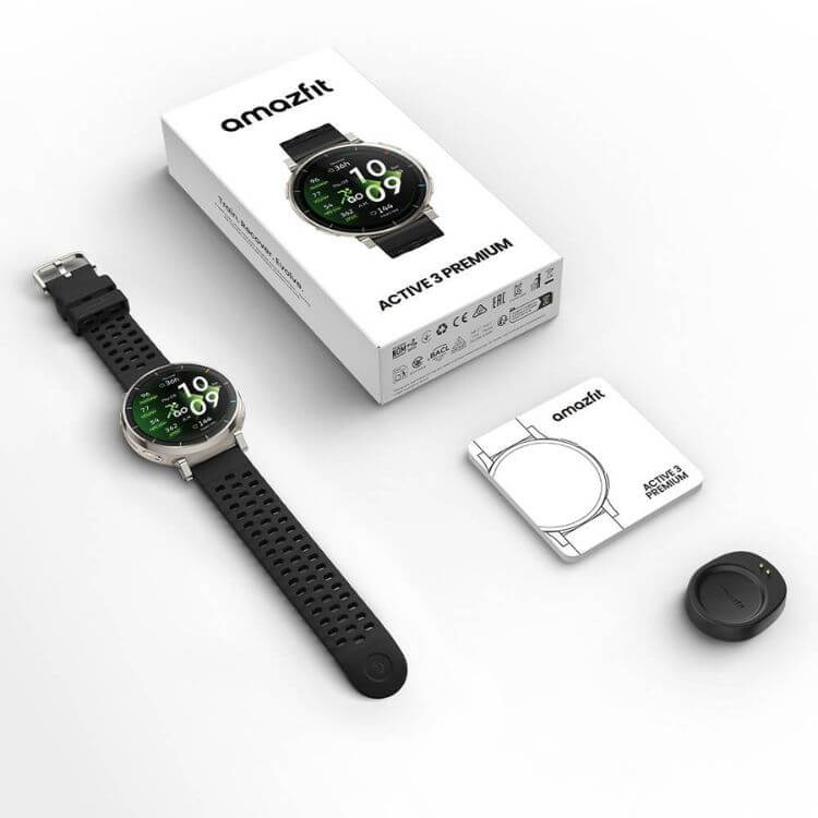 Amazfit Active 3 Premium 45mm Prateado