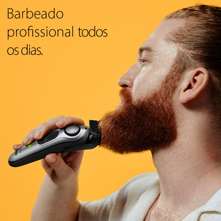 Aparador de Barba Braun Series 7 BT7420 6 em 1 Preto