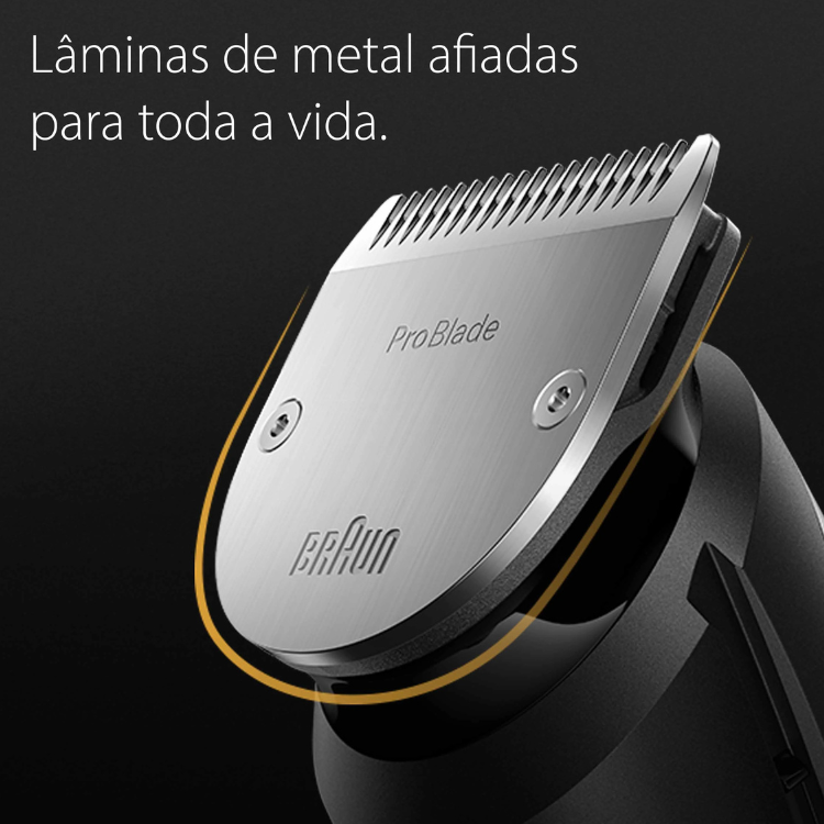 Aparador de Barba Braun Series 7 BT7420 6 em 1 Preto