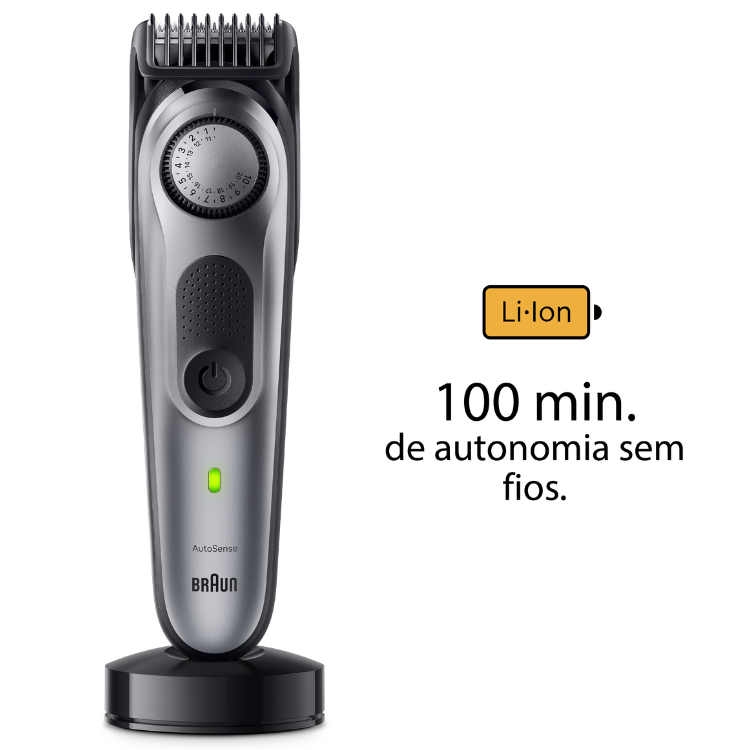 Aparador de Barba Braun Series 7 BT7420 6 em 1 Preto