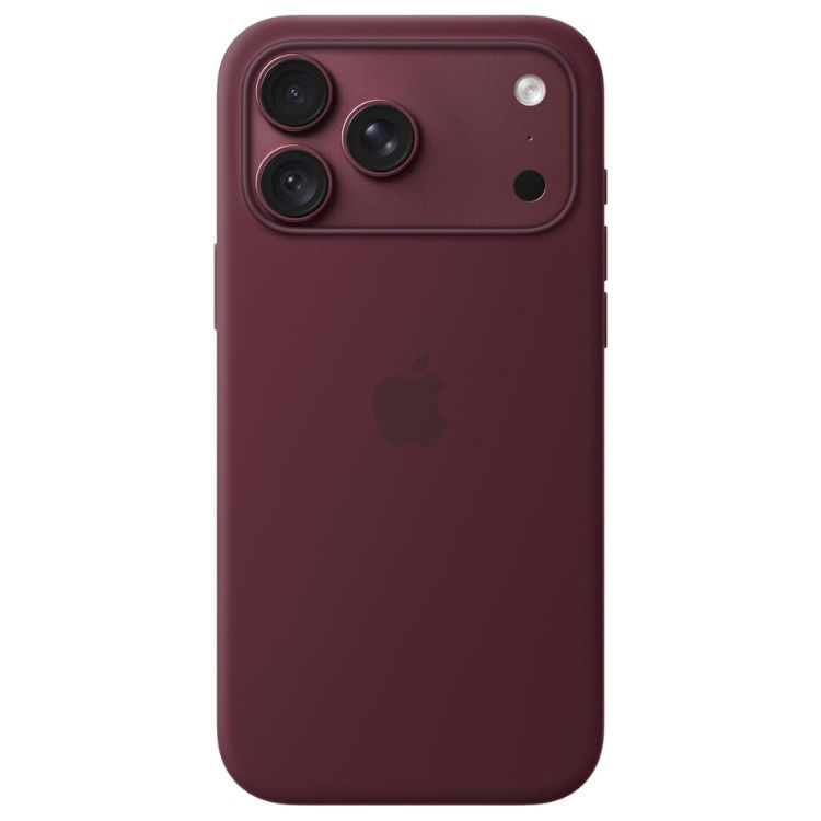 Capa Silicone Apple iPhone 18 Pro Max MagSafe Burgundy
