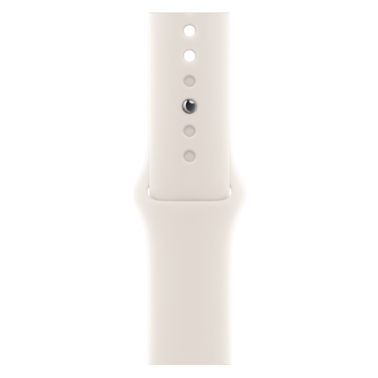 Pulseira esportiva dourada para smartwatch Apple Watch SE 3.
