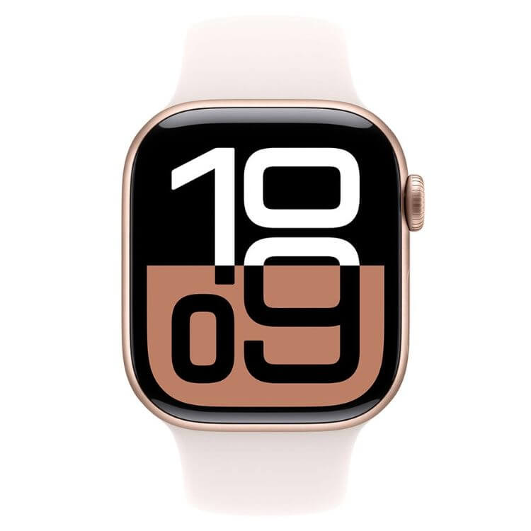Apple Watch Series 10 GPS + Cellular 42mm Alumínio Luz das Estrelas c/ Bracelete Desportiva Luz das Estrelas - S/M