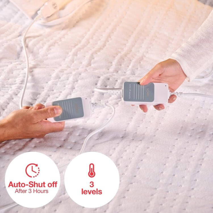 Aquecedor de Cama Solac CT8627 60W 140x150cm