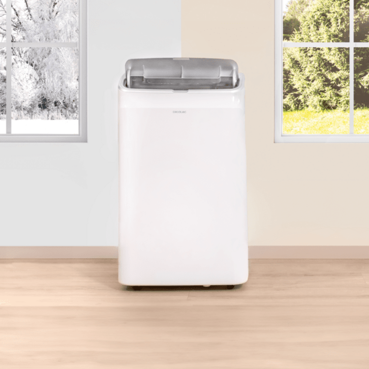 Cecotec ForceClima 12600 portable air conditioner, white, 12000BTU, heating and cooling.