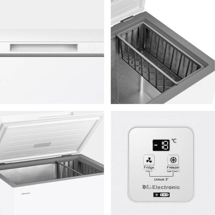 Arca Congeladora Horizontal Hisense FT200N1AWDL 198L Branco