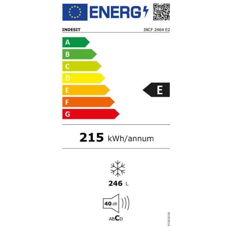 Arca Congeladora Horizontal Indesit INCF2464E2 246L Branco