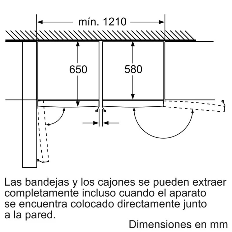 Arca Congeladora Vertical Balay 3GFE563WE 242L - Novo/Ligeiro Dano