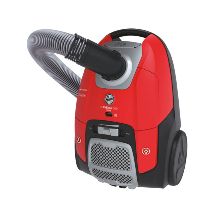 Aspirador Hoover H-Energy 500 vermelho com saco e 700W.