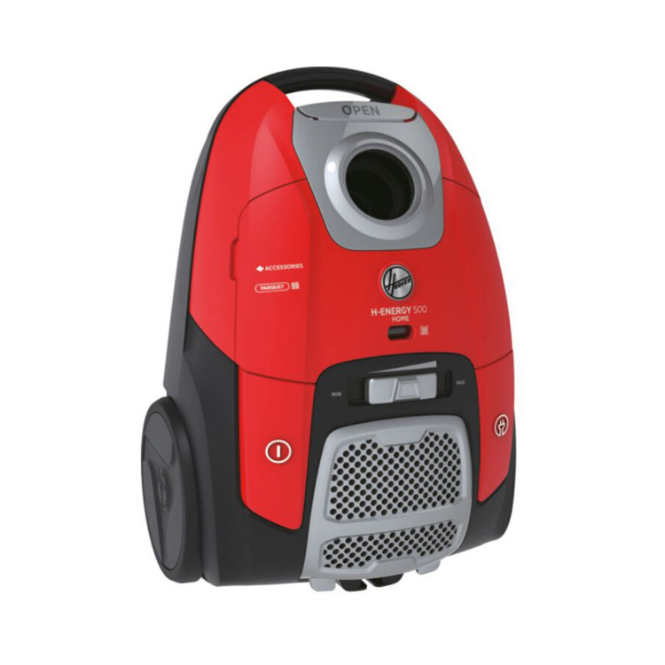 Aspirador Hoover H-Energy 500 vermelho com saco e 700W.