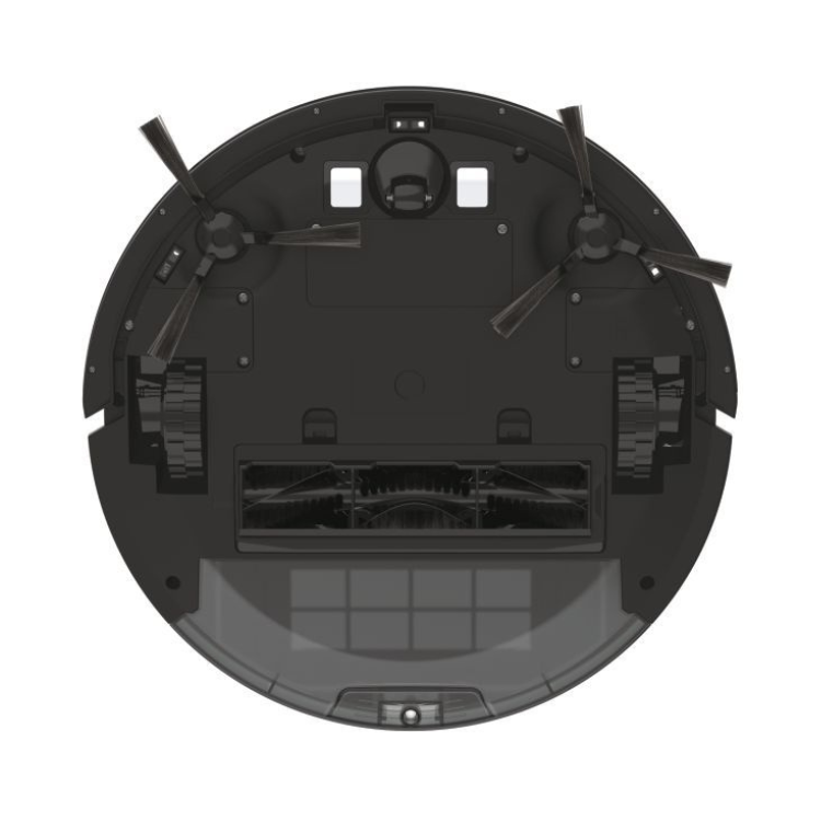 Black Hoover HG510D robot vacuum cleaner underside view