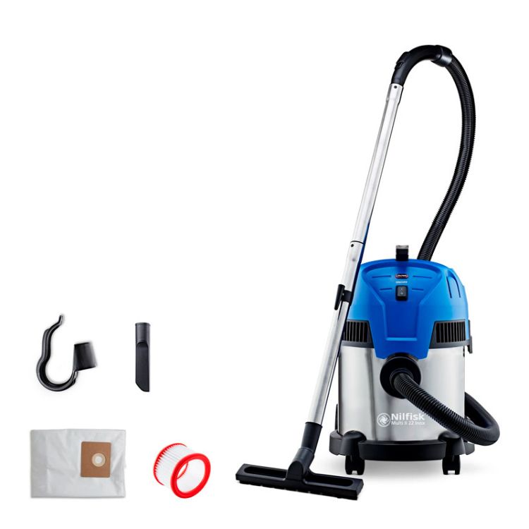 Aspirador Sólidos/Líquidos Nilfisk Multi II 22 Inox