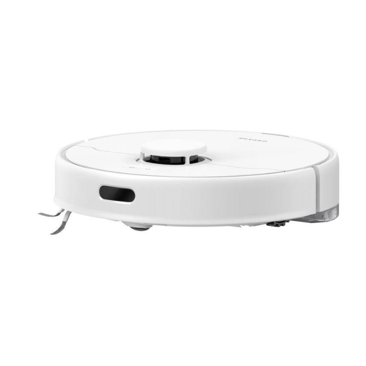 White Dreame D10 Plus Gen 2 robot vacuum cleaner with charging dock base.
