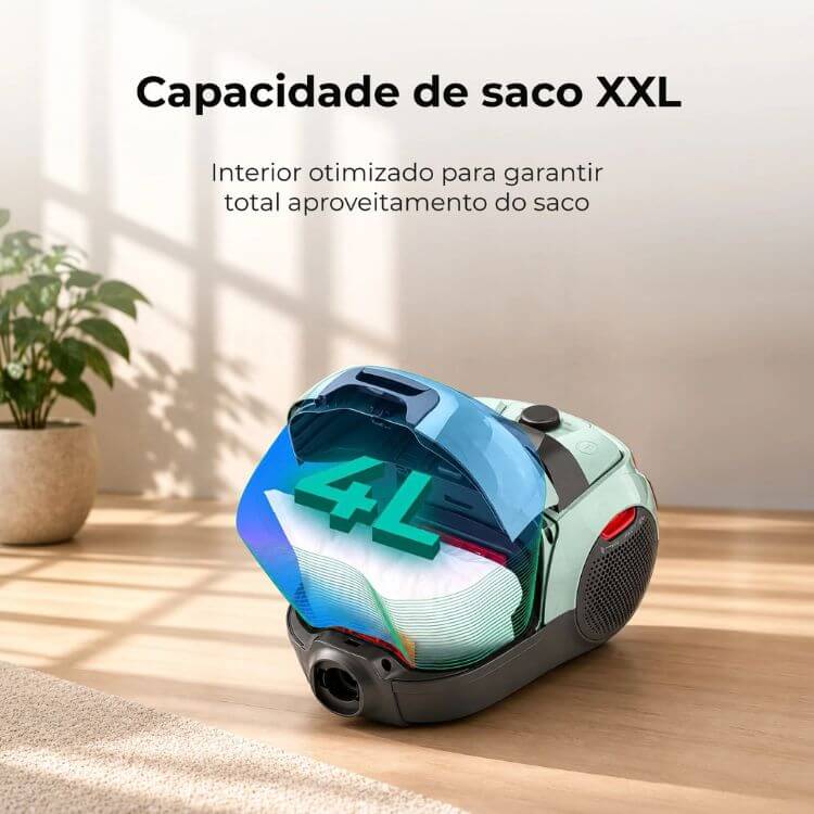 Aspirador Flama c/ Saco Spin&Go 1677FL 800W
