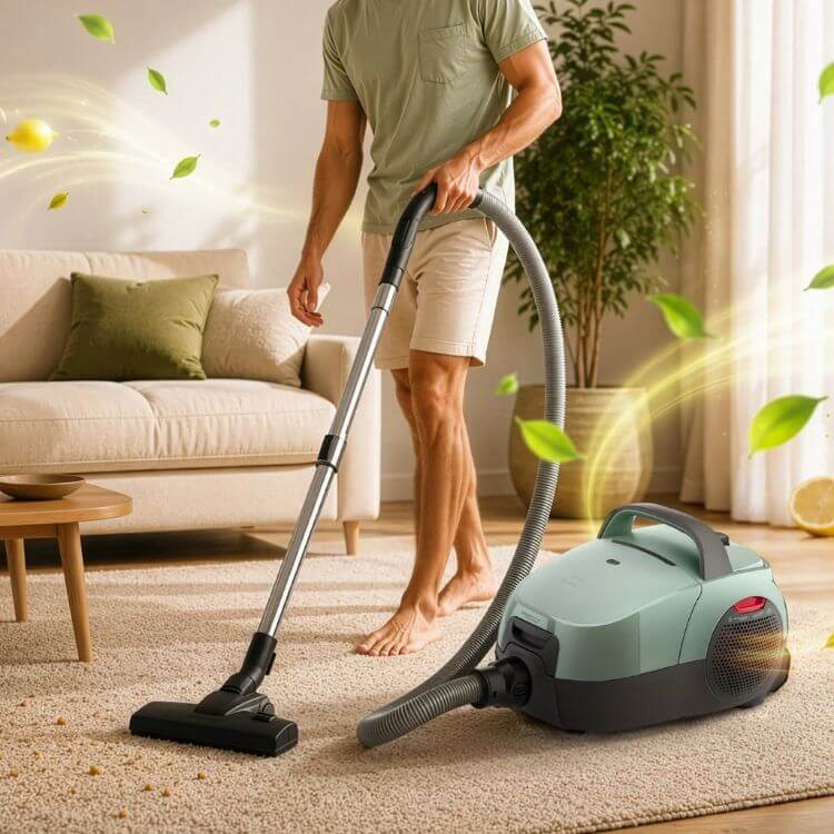 Aspirador Flama c/ Saco Spin&Go 1677FL 800W