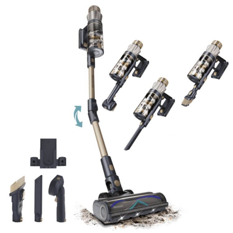 Aspirador Vertical Cecotec Conga Rockstar RS90 Pet Flex X-Treme