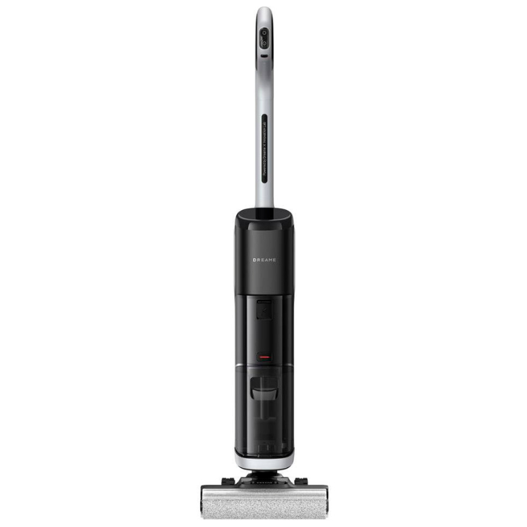 Dreame H14 Pro wet and dry vacuum, black, upright position.