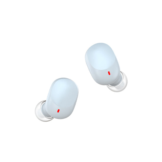 Auriculares Bluetooth Devia Joy A6 Series TWS brancos.