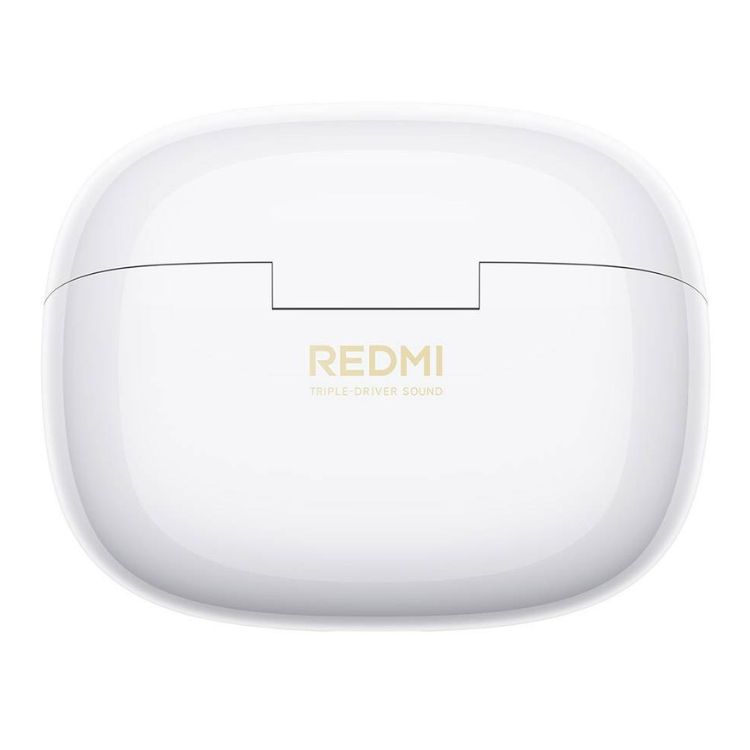 Caixa de carregamento branca dos auriculares Bluetooth Xiaomi Redmi Buds 8 Pro.
