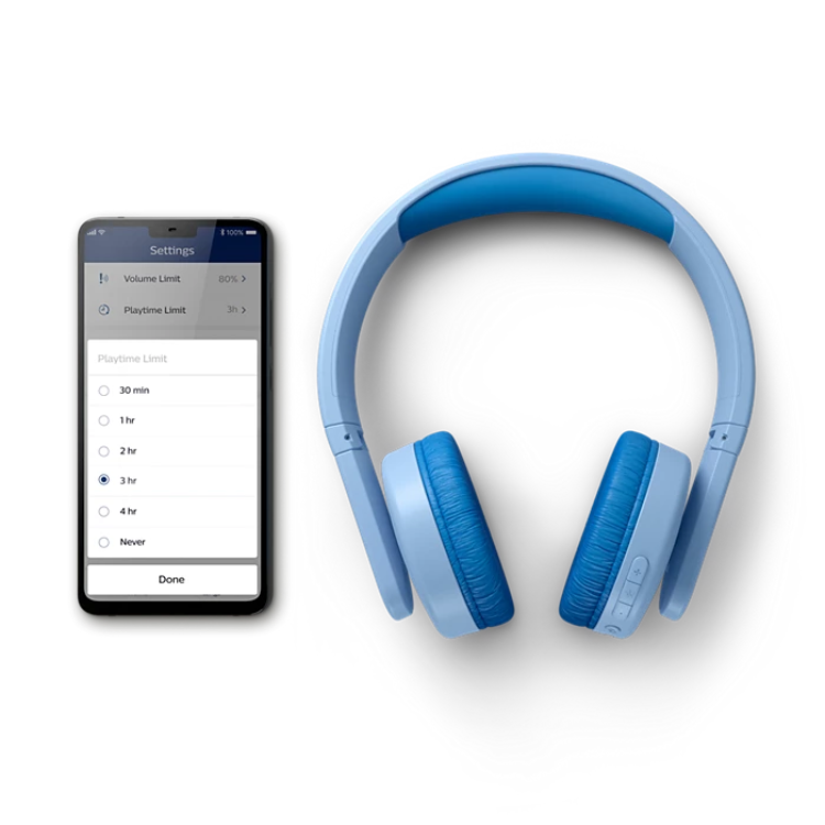 Headphones Philips Bluetooth TAK4206 Kids Azul