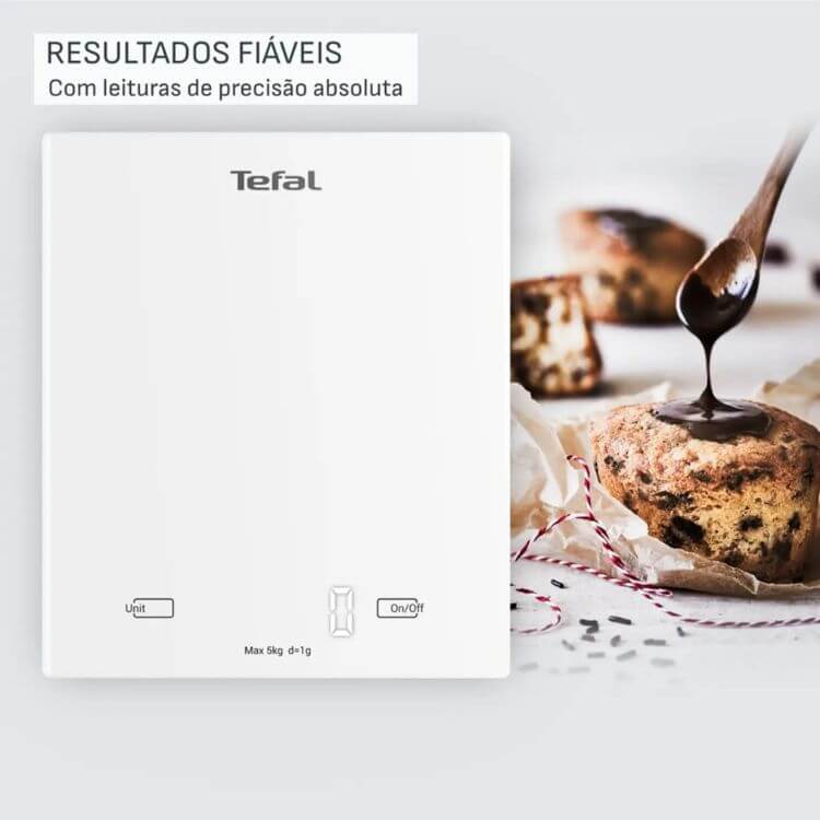 Balança de Cozinha Tefal  BC5504V0 Branco