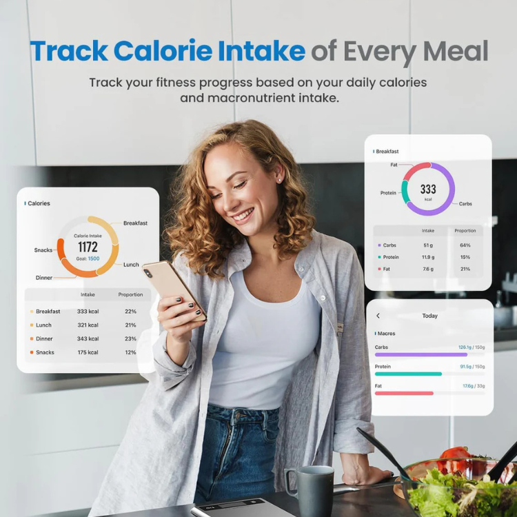 Balança de Cozinha Renpho Calibra 1 Smart Nutrition Scale