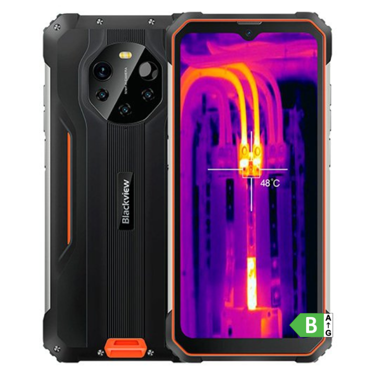 Smartphone Blackview BL8800 Pro 5G 8GB/128GB Dual Sim Laranja - Usado Grade A