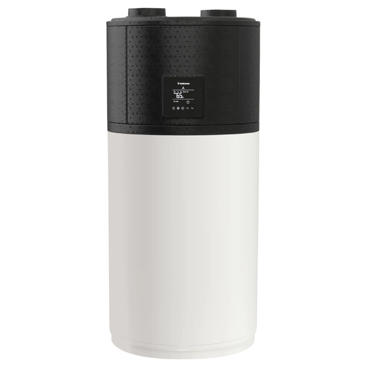 Bosch Vulcano AquaSmart 2 HP100W white and black water heater with digital display.