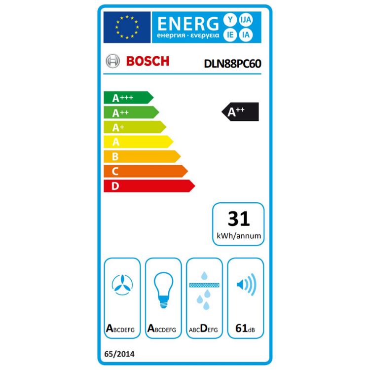 Exaustor de Encastre Bosch Serie 8 DLN88PC60 Inox 86cm