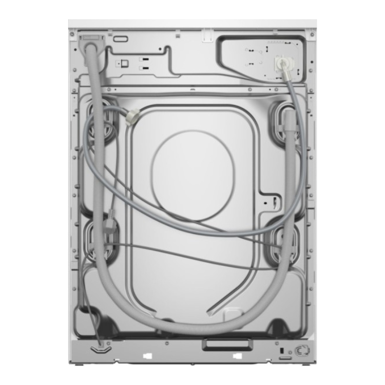 Bosch Serie 6 washing machine internal view, 9Kg, white.