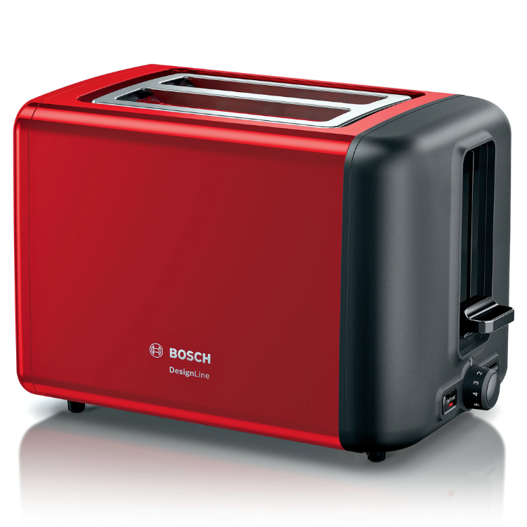 Torradeira Bosch DesignLine 2 Ranhuras 970W Vermelho
