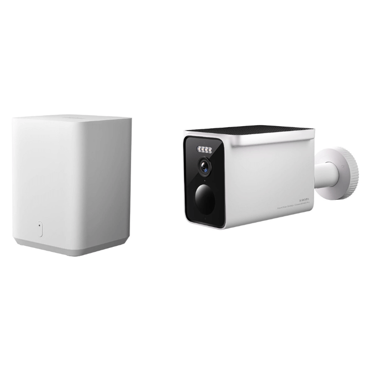 Câmara Videovigilância Xiaomi Outdoor Solar BW400 Pro Set Branco